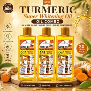 TURMERIC Super Whitening Oil (৩ পিস)